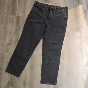 Old Navy Dark Gray Straight Leg Jeans